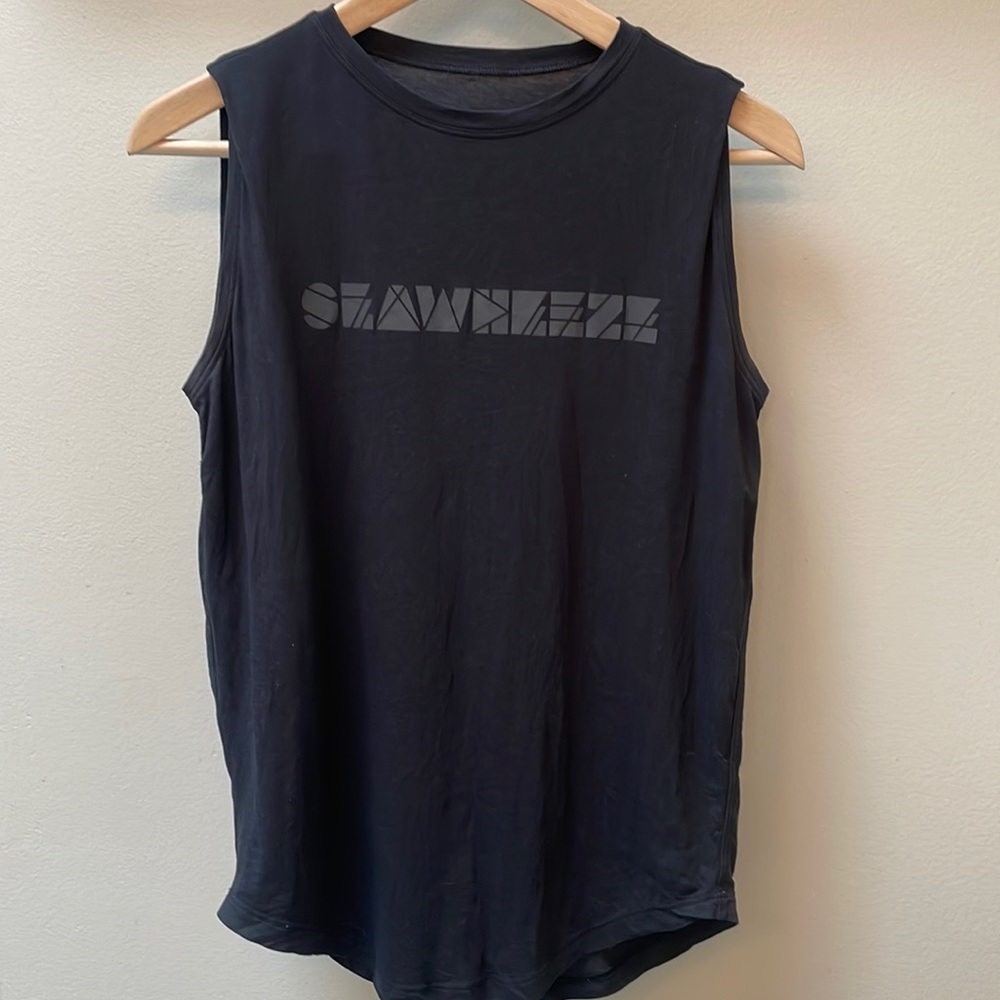 lululemon SeaWheeze 2019 reflective Brunswick muscle tank